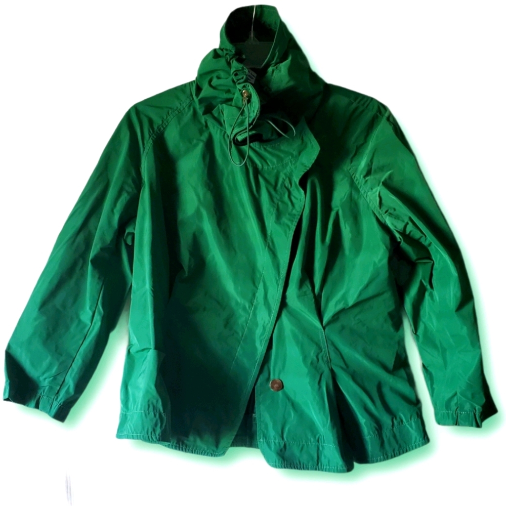 Green Spring Jacket great for St. Pattys Day or Rainy day